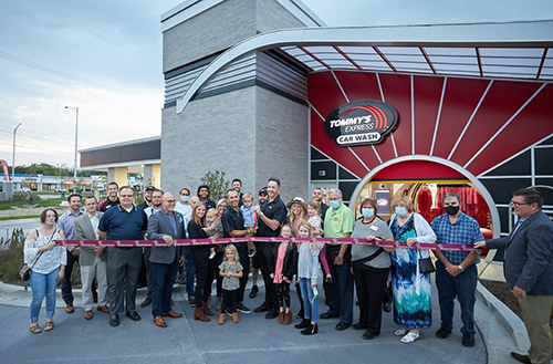 community-focused tommys express grand opening photo