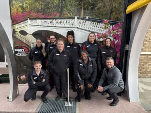 The Summerville, South Carolina team, getting ready for the opening